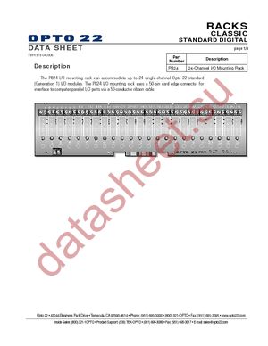 PB24 datasheet  